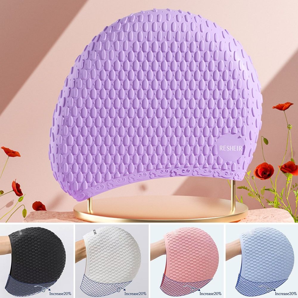 Swim Cap Silicone - Elastik Yaz Yüzme Kap Su Geçirmez