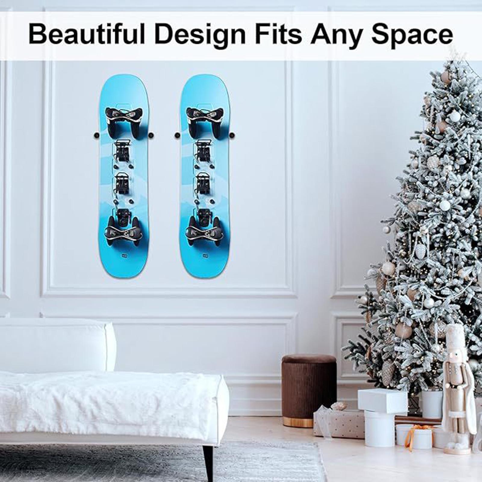 Sports Equipment Store - Snowboard Duvar Askısı Dikey Snowboard Askısı