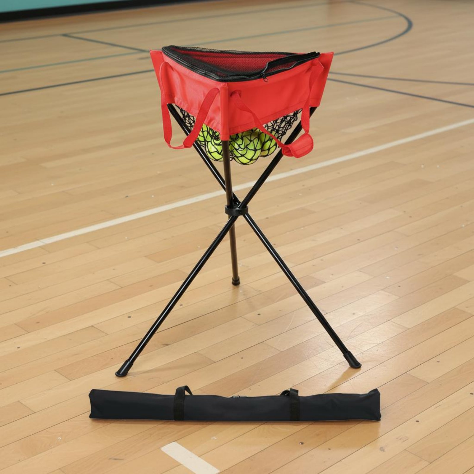 Sports Equipment For Training - Fermuarlı Top Tutucu Fermuarlı Kapatma Tripod
