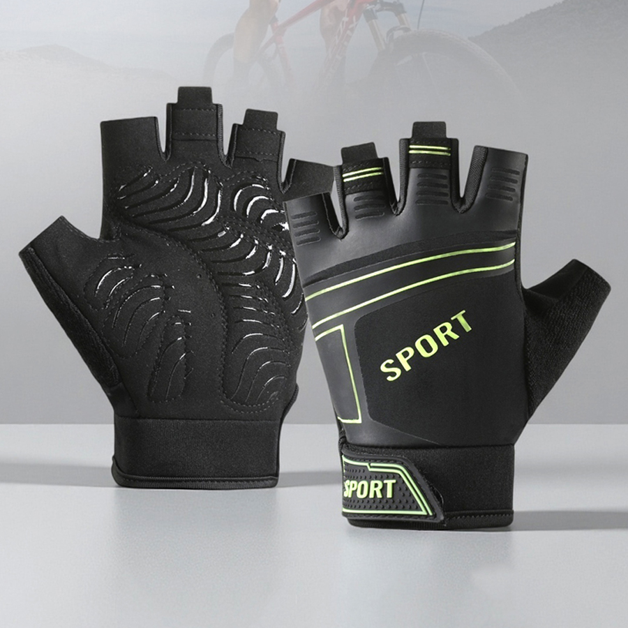 Sports Equipment And Names - Nefes alabilen kaymaz spor eldivenleri iplik