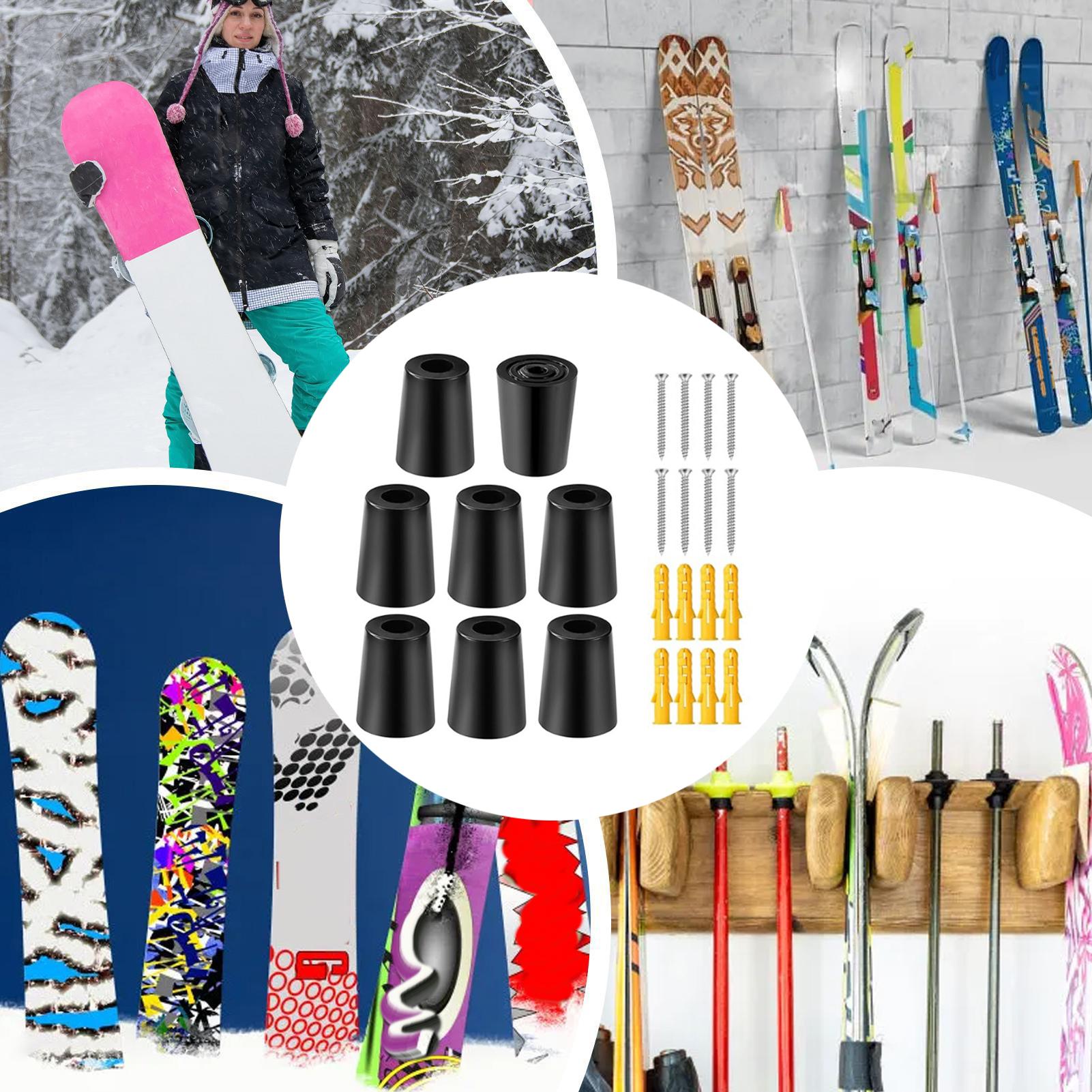 Sports Equipment Store - Duvara Monte Kayak Askıları Dikey Snowboard