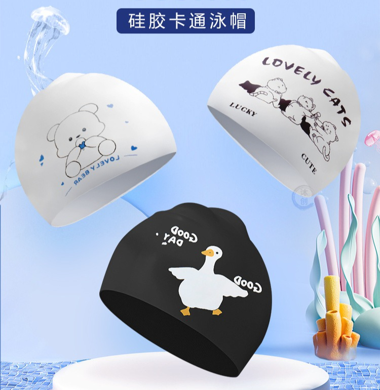 Çocuk silikon karikatür yüzme  - Swim Cap Silicone incelemesi ve fiyatı